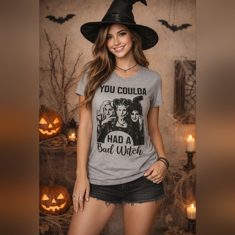 Hocus Pocus Halloween Witch Graphic T Shirt